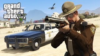 GTA 5 PLAY AS A COP MOD  SHERIFF POLICE PATROL GTA 5 Mods Gameplay [upl. by Blackwell60]