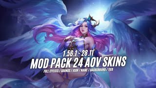 MOD PACK 24 SKIN LIÊN QUÂN MOBILE KHÔNG LỖI FULL HIỆU ỨNG MÙA 4 2024 [upl. by Wendolyn]