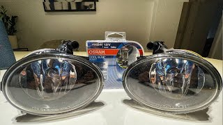 OSRAM Cool Blue Boost 5000k  Fog Lights mk6 HB4  UnboxingInstall [upl. by Lotus]