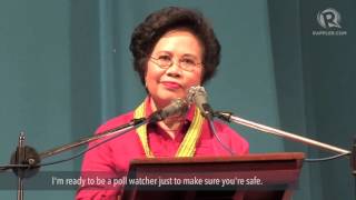 Santiago gives Ilocos Norte supporters election pickup lines [upl. by Assirek]