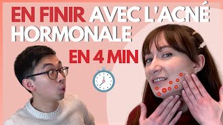 Comment atténuer son ACNÉ HORMONALE  voici les solutions [upl. by Seugirdor]