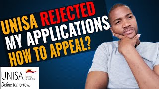 How to appeal at UNISA for 2023 after rejection  UNISA online admissions [upl. by Nylear]