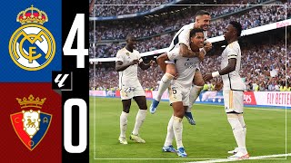 Real Madrid 40 Osasuna  HIGHLIGHTS  LaLiga 202324 [upl. by Reel940]