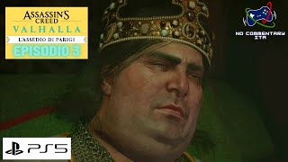 AC Valhalla LAssedio di Parigi Ep3 Re Carlo il Grosso  Walkthrough Gameplay No Commentary ITA [upl. by Nrubyar959]