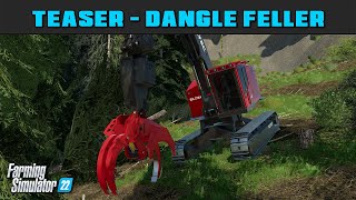 New Mod Teaser  Dangle Felling Head  Farming Simulator 2022  FDR Logging [upl. by Nylessoj]