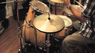 Fast swing jazz drum solo [upl. by Katzen]