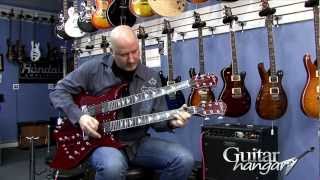 BC Rich Bich Double Neck Wine Red Electric Guitar Demo  Guitar Hangar [upl. by Etiuqal302]