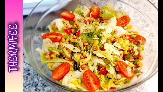 EISBERGSALAT FÜR EILIGE  frischer gemischter Salat  Thermomix® TM6  Thermifee® [upl. by Anohs]