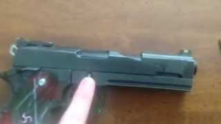 Hi Capa 1911 Airsoft GBB Disassembly Guide [upl. by Yrekaz]