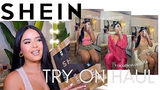 HUGE SHEIN TRY ON HAUL 🥥✨ SPRINGSUMMER AFFORDABLE OUTFIT IDEAS  accessories matching sets  MORE [upl. by Asfah976]