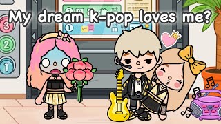 My dream k pop loves me 🥹🩷🎤  Toca life story tocaboca tocastory [upl. by Oak615]