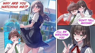 Manga Dub I ran into my classmate during an embrassing moment and now she wont stop following me [upl. by Nanice]