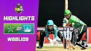 Melbourne Stars v Brisbane Heat  WBBL09 [upl. by Marchese]