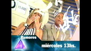 DiFilm  Promo Programa Rumores con Carlos Monti y Susana Roccasalvo 2001 [upl. by Kiki]