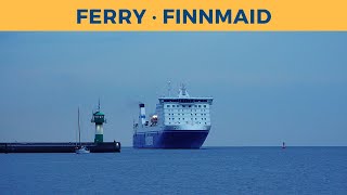 Arrival of ferry FINNMAID Travemünde Finnlines [upl. by Collis442]