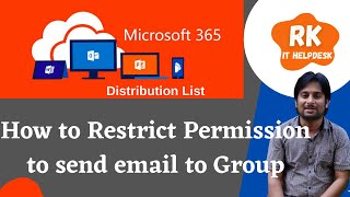 How to allow specific people to send email to groups in Office 365 Distributions [upl. by Ydnis]