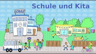 Deutsch lernen Schule und Kita  Schüler  Lehrer  Eltern  Erzieher  learn German school [upl. by Rocky]