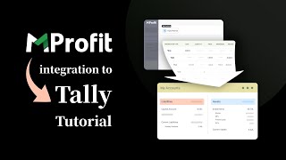 MProfit integration to Tally  Tutorial [upl. by Ahsocin]