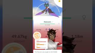 Finally I evolve my noibat into Noivern pokemon pokemongo shorts [upl. by Brozak]