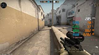 GeForce RTX 2060  Intel Core i54690K  Counter Strike Global Offensive FPS Test Dust 2 Low [upl. by Dnalkrik]