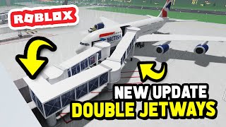 DOUBLE JETWAY UPDATE In Cabin Crew Simulator Roblox [upl. by Pearlstein]