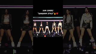 XINs GANGNAM STLYE🔥💥 XIN 엑신 kpop aria nizz hannah nova esha shorts trend gangnamstyle [upl. by Illah]