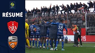 STADE BRESTOIS 29  FC LORIENT 0  1  Résumé  SB29  FCL  20212022 [upl. by Aicelef]