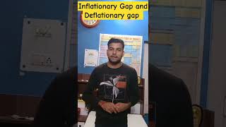 inflationary gap and deflationary gap viral youtubeshorts ssc ias [upl. by Yetah]