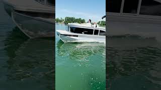 Breeze Pontoons  Harris Pontoon Boats pontoons boating lakehouse [upl. by Davida]