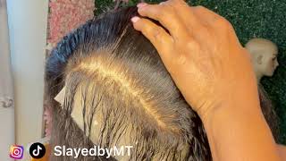 HOW TO PLUCK A LACE FRONTAL IN 2022  VERY DETAILED  FRONTAL PLUCKING FOR BEGINNERS [upl. by Margo]