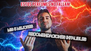 Mis 5 mejores recomendaciones de perfumes [upl. by Anemij354]