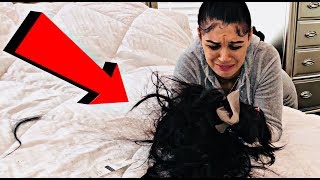 HAIRCUT PRANK ON WIFE she freaked out [upl. by Zoller194]