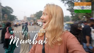 Im in love with Mumbai streets  walking around Fort area Irani cafes and hotel Taj Mahal [upl. by Sudnor]