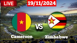 Cameroon Vs Zimbabwe  CAF Africa Cup of Nations  Fifa Live Match 2024 [upl. by Akirdnas]