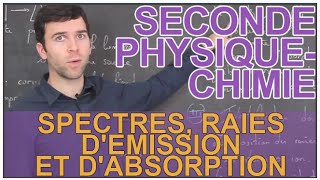 Spectres raies démission et dabsorption  PhysiqueChimie  Seconde  Les Bons Profs [upl. by Odilia]