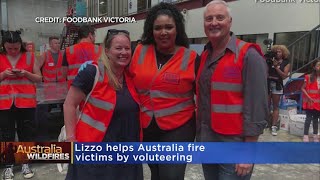 Lizzo Volunteers To Help Australian Bush Fire Victims [upl. by Erma335]