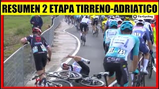 RESUMEN 2 ETAPA TIRRENO ADRIATICO 2024 Richard CARAPAZ [upl. by Idolah]