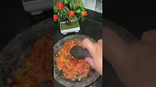 Sambel pecel lele satset shortvideo shorts [upl. by Aimet]