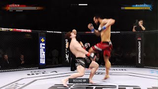 Jorge Masvidal KOs Ben Askren Recreation EA UFC 4 [upl. by Lantz]