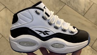 Reebok Question Mid Tyrrell Winston The Smell of Money Allen Iverson Shoes [upl. by Eikcor]