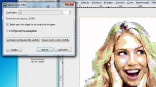 Curso GIMP  Aula 3  Salvando uma Imagem [upl. by Edea553]