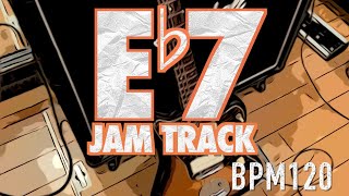 Eb7 JAM BACKING TRACK Funk Rock Style  Eb Mixolydian [upl. by Einrae40]