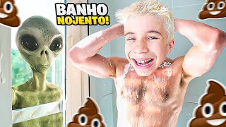 O BANHO MAIS NOJENTO DA MINHA VIDA INTEIRA😂 Novos Desafios [upl. by Esinyt900]