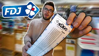 JACHÈTE 100 TICKETS LOTO FDJ  Combien je gagne [upl. by Ayikaz]