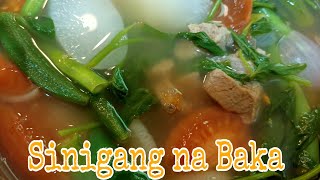 Sinigang na BakaLutong pinoy recipeMaria Quiday [upl. by Darice]