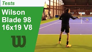 Test de la raquette de tennis Wilson Blade 98 16x19 V8 [upl. by Adaiha]