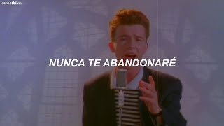 Rick Astley  Never Gonna Give You Up video oficial  Español [upl. by Salocin]