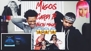 Migos  MotorSport feat Nicki Minaj amp Cardi BFVO Reaction [upl. by Saraiya388]