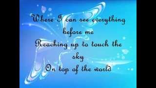 On Top of the World wLyrics [upl. by Katonah]