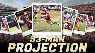 49ers 53man Roster Projection From Brock Purdy to Ambry Thomas to Cody Schrader [upl. by Cornall]